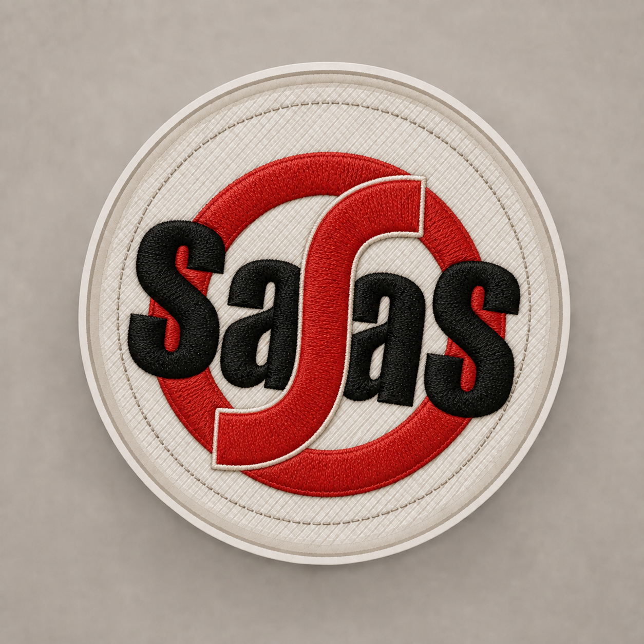 No SaaS woven patch